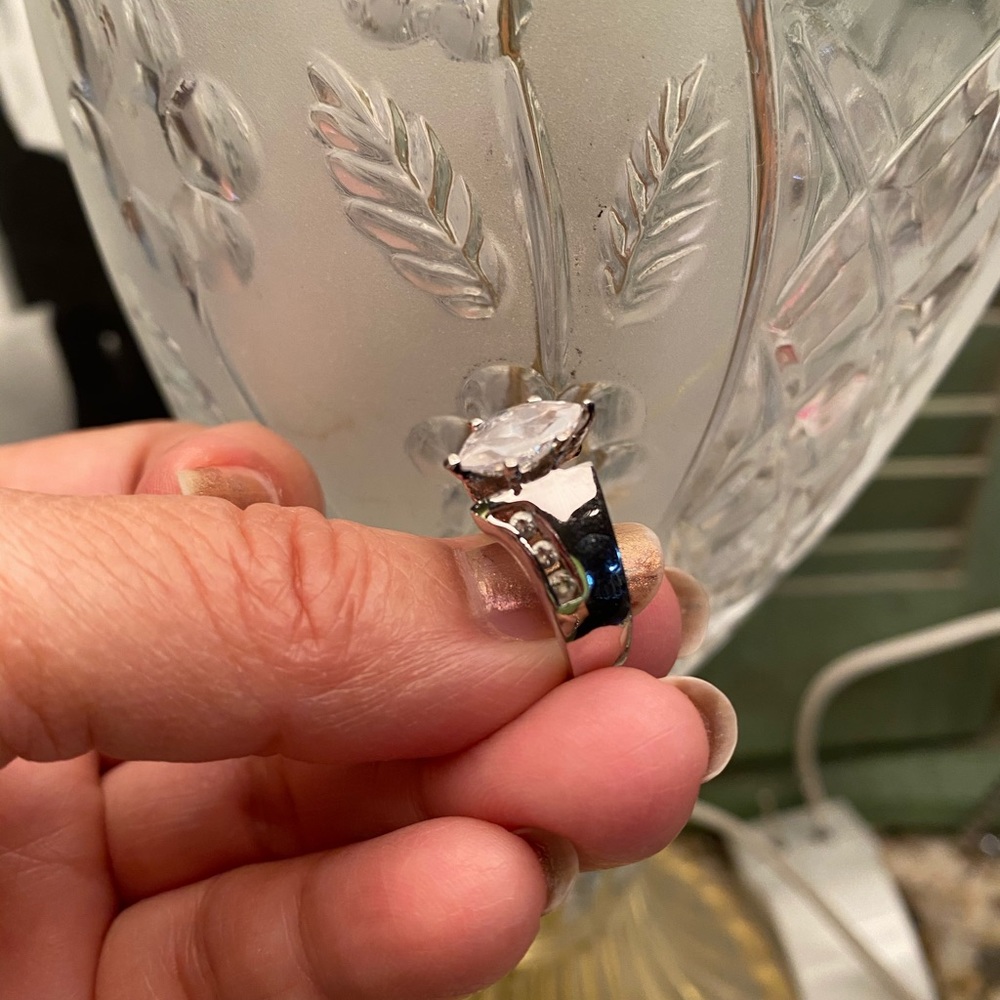 Edco ring sliver plated
